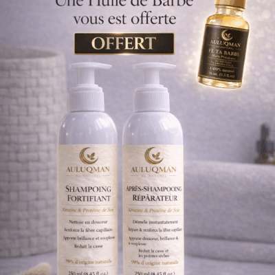 Pack Duo Capillaire Auluqman + Huile de barbe offerte