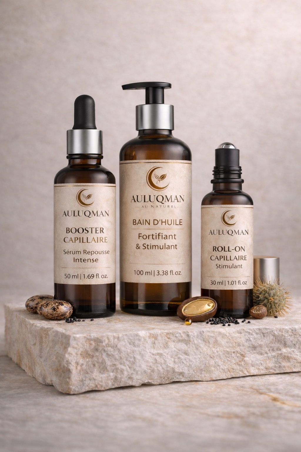 Pack Anti-Perte de Cheveux AULUQMAN