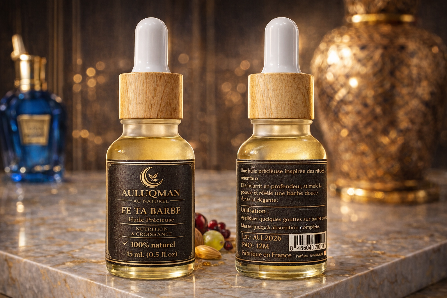 Pack Duo Capillaire Auluqman + Huile de barbe offerte – Image 2