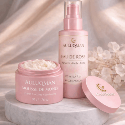 Duo Éclat Naturel — Mousse de Monoï & Eau de Rose