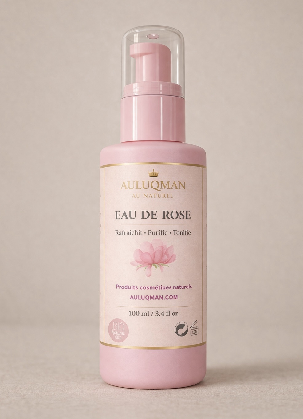 Eau de rose pure du Maroc